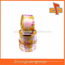 China wholesale colorful printing PVC lamination film wrap for food or soft drink bottle labelling in Guangzhou